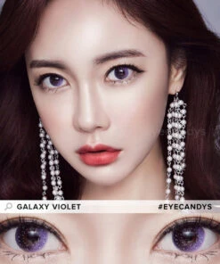 Pink Label Galaxy Violet -Contact Lens Shop pink label galaxy violet model