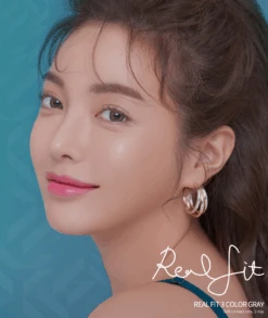 LensMe Akma RealFit 3 Color Gray (30pk) -Contact Lens Shop realfit3color gr model 03