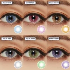 Limited Edition Shade Pink Lens (1 PAIR) -Contact Lens Shop shadecuecollage 1024x1024 2x 73a9a1dd 48e8 4966 b247 692366d0c66e