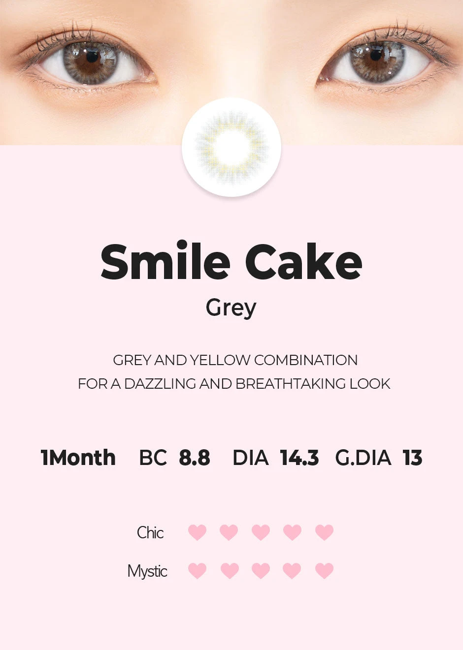 Chuu Smile Cake Grey 7 Chuu Smile Cake Grey - Image 7
