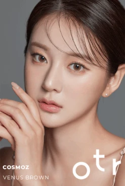 OTR Cosmoz Venus Brown -Contact Lens Shop venus brown detail model